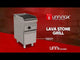 Gas Lava Rock Grill - 9kW - G70GP10-K