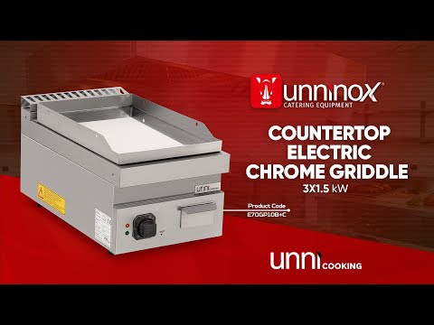 Electric Griddle - Chrome - E70GP10B+C
