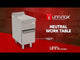 Work Table with Drawer – Freestanding – 70IB10-K