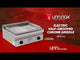 Gas Griddle - 1/2 Smooth / 1/2 Ribbed Chrome - G70GP20B+GSC