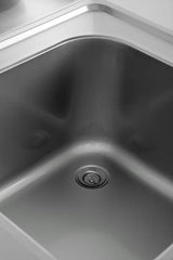 Dishwasher sink unit 180x70xH85 2 Bowl Left
