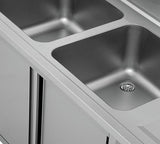 180x70x85cm 2 Bowls RIGHT