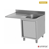 Dishwasher sink unit 140x70xH85 Bowl Right