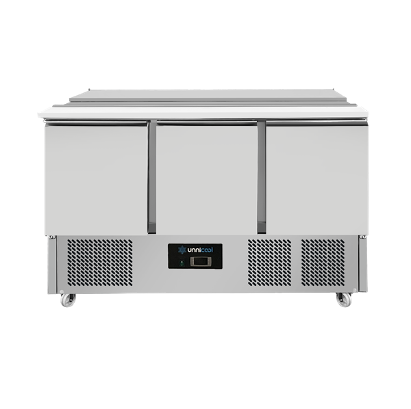 Saladette – Compact Line, 3 Doors | Suitable for GN Containers