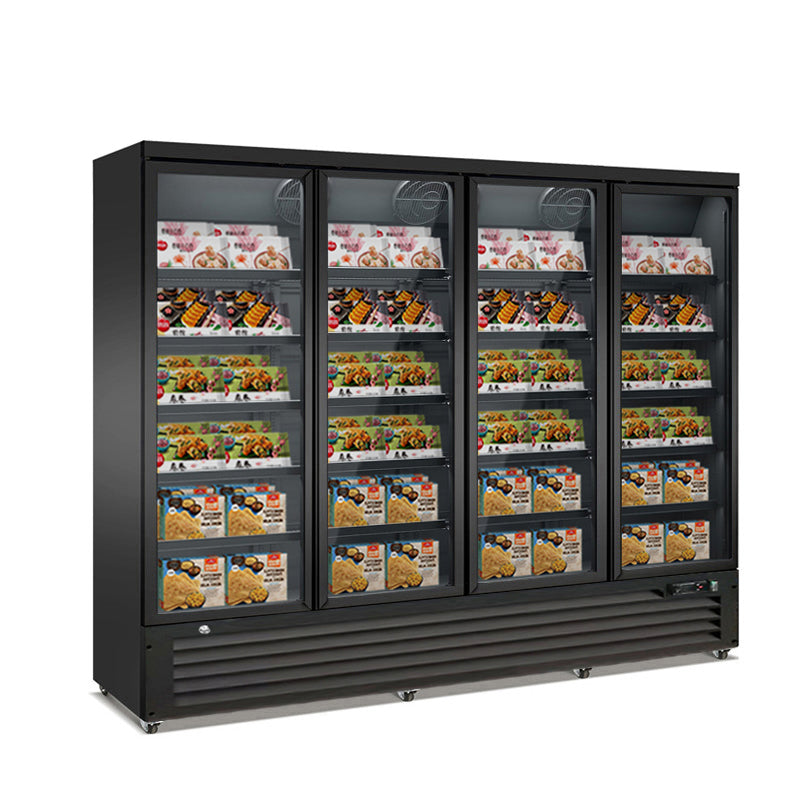 Freezer With 4 Glass Doors – 2160 Liters